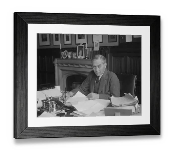 Framed Print : The man who will start the General Election. Sir Claud Schuster, photographed Framed Print : The man who will start the General Election. Sir Claud Schuster, photographed