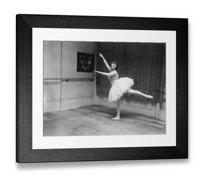 Framed Print : Miss Helen May the ballerina who was once taught by the great Pavlova. 2 July 1921 Framed Print : Miss Helen May the ballerina who was once taught by the great Pavlova. 2 July 1921