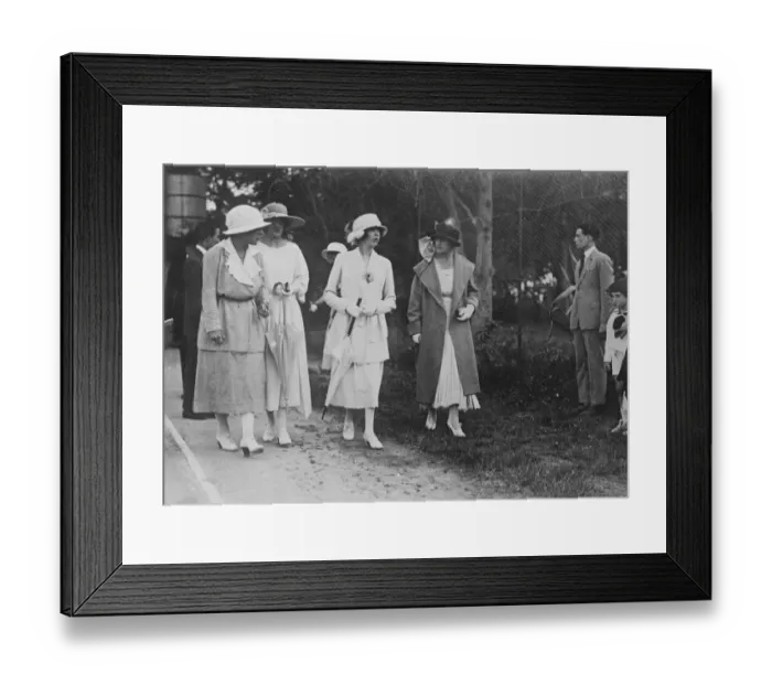 Framed Print : HRH Princess Mafalda of Savoy, the second of King Victor and Queen Helena visiting Framed Print : HRH Princess Mafalda of Savoy, the second of King Victor and Queen Helena visiting