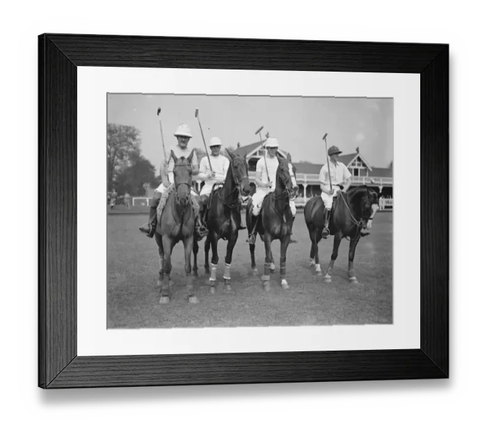 Framed Print : Polo at Ranelagh - Traillers versus Scopwick. The Traillers - Sir Douglas Scott