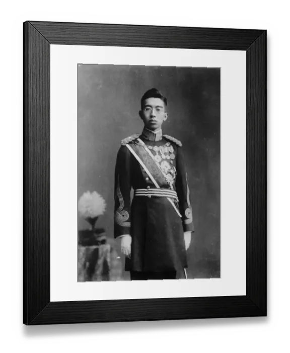 Framed Print : Emperor Hirohito of Japan. 1926 Framed Print : Emperor Hirohito of Japan. 1926