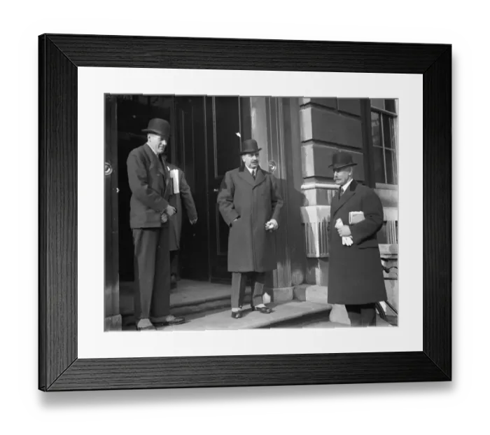 Framed Print : The road fund. Notable motor deputation to Mr Churchill at the treasury. Left Framed Print : The road fund. Notable motor deputation to Mr Churchill at the treasury. Left