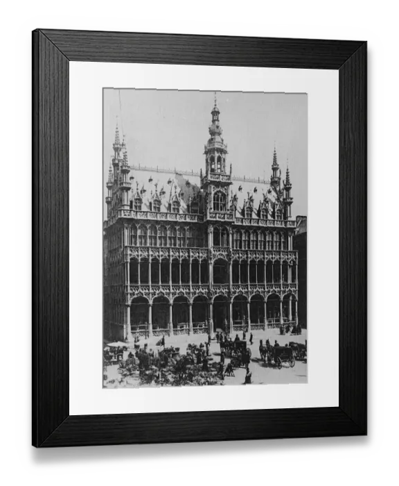 Framed Print : Brussels. The Palace, La Maison Du Roi. 19 April 1923 Framed Print : Brussels. The Palace, La Maison Du Roi. 19 April 1923