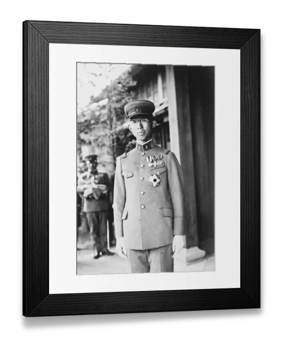 Framed Print : Emperor of Japans second son coming to England Prince Chichibu, the second son