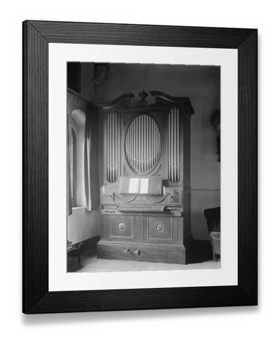 Framed Print : Historic organ for Eton college. Mr William Wyndham, of Orchard Wyndham, has Framed Print : Historic organ for Eton college. Mr William Wyndham, of Orchard Wyndham, has