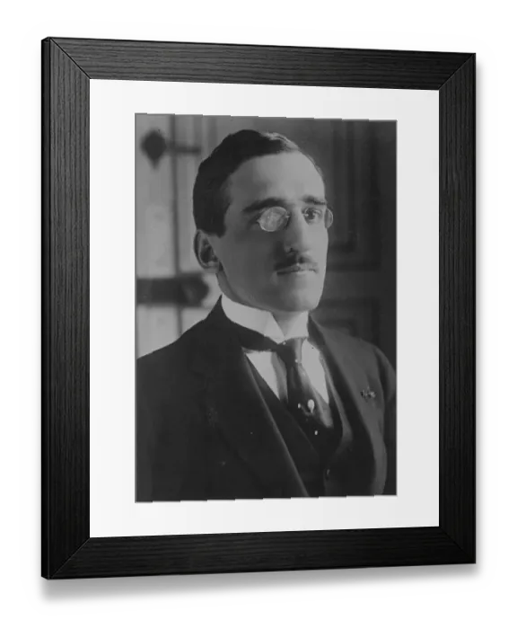 Framed Print : King of Yugoslavia 4 April 1925