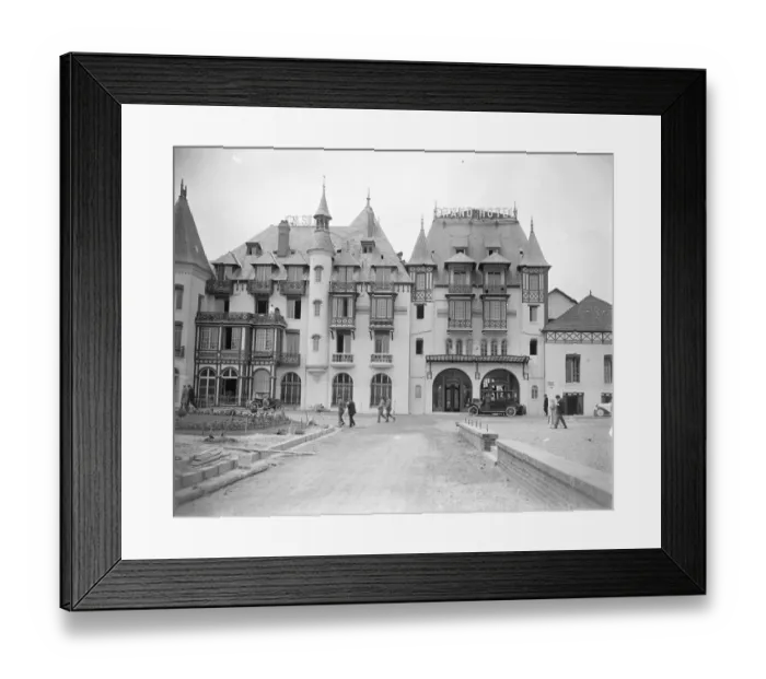 Framed Print : The Grand Hotel, of Pourville Sur Mer France 24 July 1922 Framed Print : The Grand Hotel, of Pourville Sur Mer France 24 July 1922