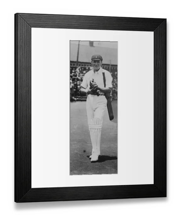 Framed Print : Robert Hector Catterall the young South African cricketer who who has played so well