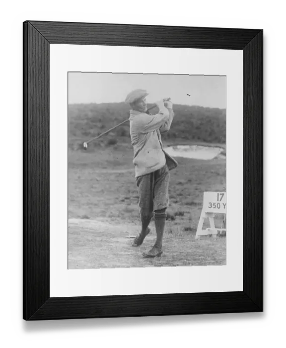 Framed Print : New Australian Open Golf Champion. Mr A Le Favre, Professional of the Royal Melbourne Golf Club Framed Print : New Australian Open Golf Champion. Mr A Le Favre, Professional of the Royal Melbourne Golf Club