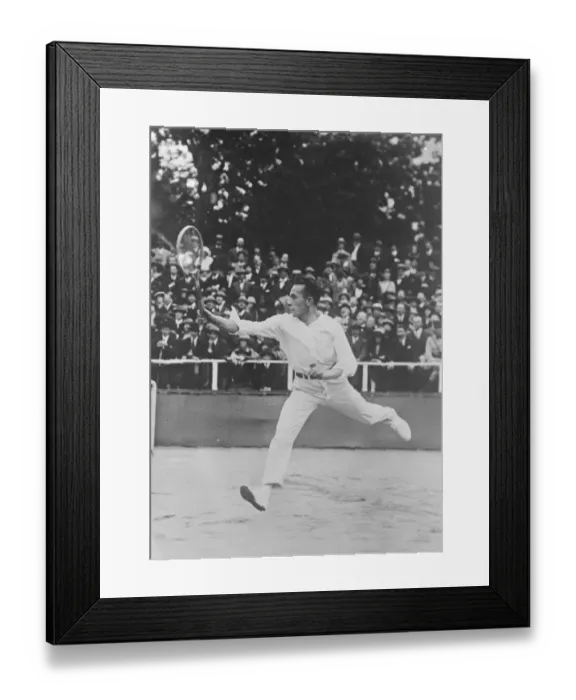 Framed Print : French Tennis Champion N Cochet the French Champion playing in the gentlemans singles Framed Print : French Tennis Champion N Cochet the French Champion playing in the gentlemans singles