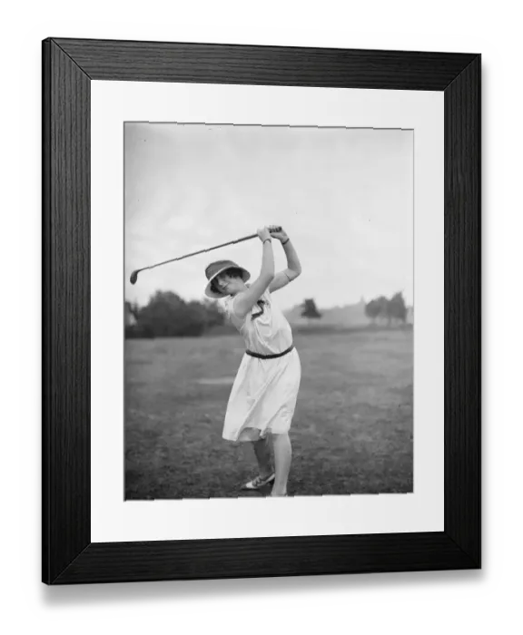 Framed Print : Preparing for the girls golf championship at Stoke Poges Miss Phyllis Strohmenger Framed Print : Preparing for the girls golf championship at Stoke Poges Miss Phyllis Strohmenger