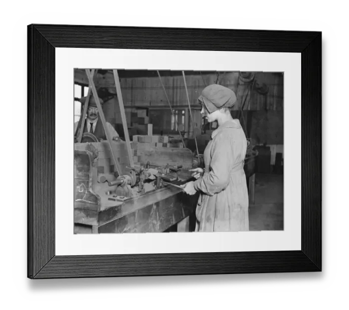 Framed Print : Manufacture of cork balls at Chingford Turning balls from the blocks of cork 28 Framed Print : Manufacture of cork balls at Chingford Turning balls from the blocks of cork 28