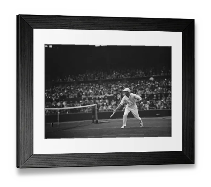 Framed Print : Wimbledon lawn tennis championships. P D Spence ( South Africa ) defeated by J Bortra ( France ) Framed Print : Wimbledon lawn tennis championships. P D Spence ( South Africa ) defeated by J Bortra ( France )