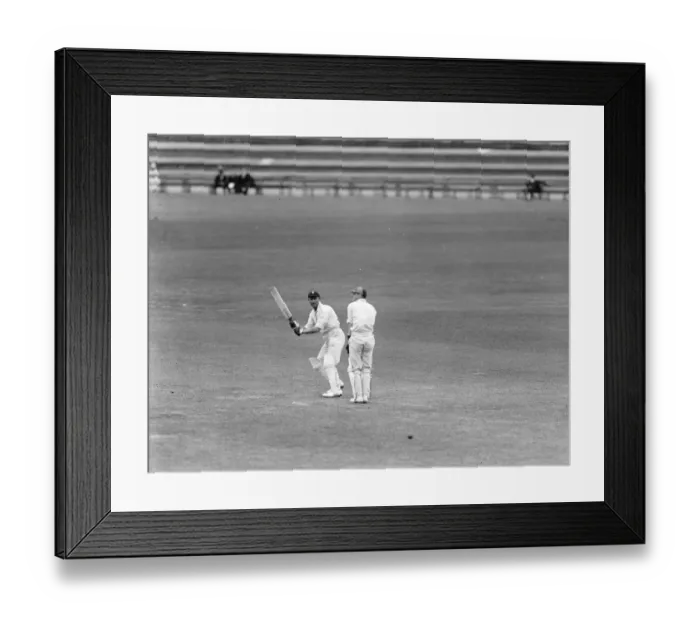 Framed Print : Cricket at the Oval. Shepherd batting. 28 June 1928