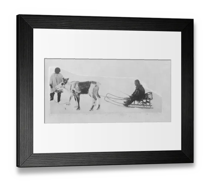 Framed Print : Lamoot reindeer outfit North West Kamchatka, Russia 1920 Framed Print : Lamoot reindeer outfit North West Kamchatka, Russia 1920