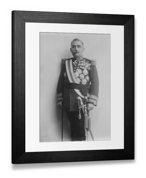 Framed Print : Lucky to be a Spaniard. General Alberto Castro Girona, who was largely responsible Framed Print : Lucky to be a Spaniard. General Alberto Castro Girona, who was largely responsible