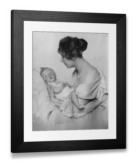 Framed Print : Baby boy of title exhibited at womens welfare centre. Baroness Ella Pollak Framed Print : Baby boy of title exhibited at womens welfare centre. Baroness Ella Pollak