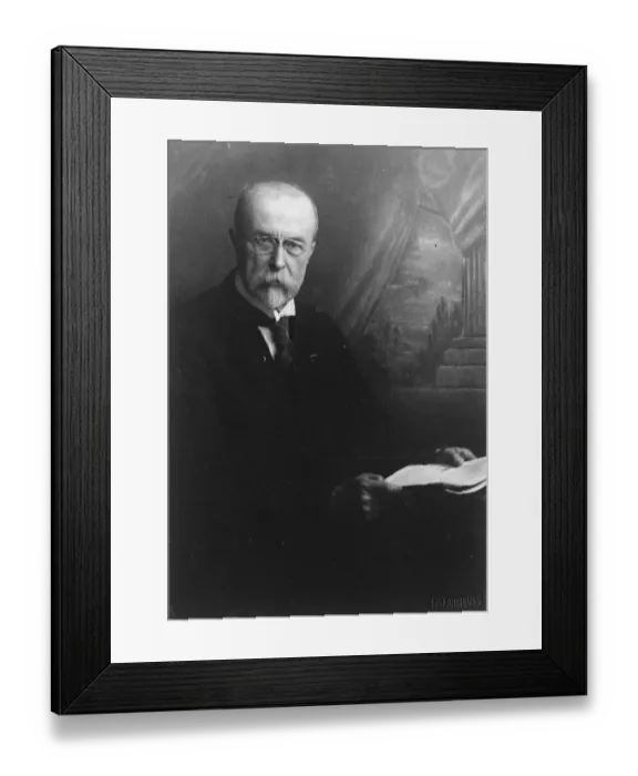 Framed Print : M Masaryk Czechoslovakian famous President 15 October 1923 Framed Print : M Masaryk Czechoslovakian famous President 15 October 1923