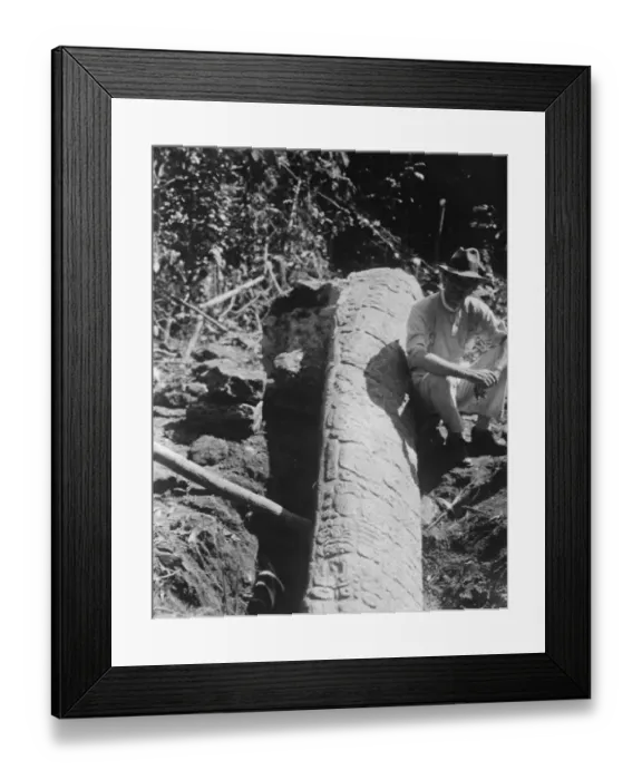 Framed Print : Yucatan exploration. Mr Bolt 1926