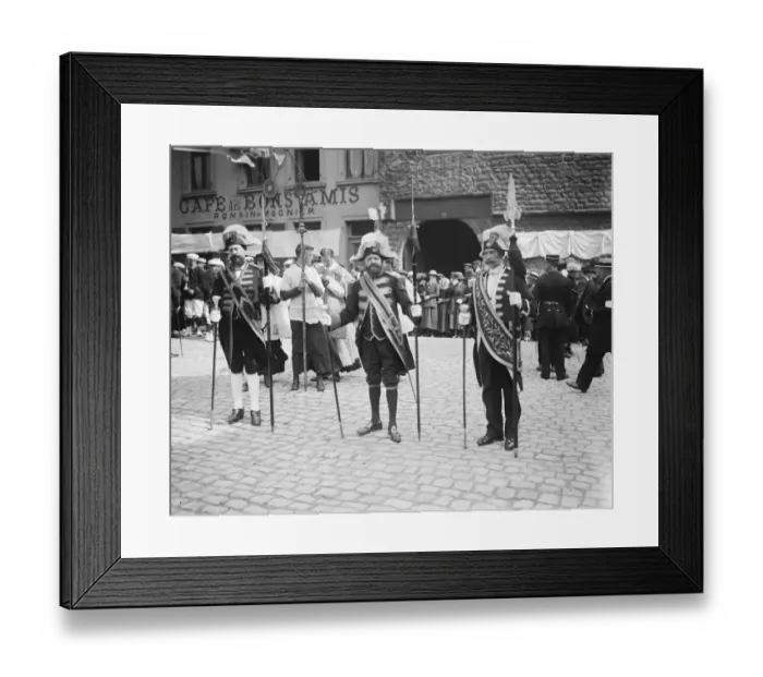 Framed Print : Boulogne France, Procession of our lady of Boulogne The Pomp and Glory which forms