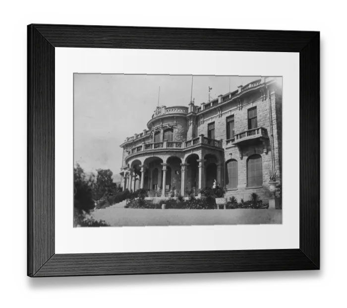 Framed Print : Devachant Castle at Sanremo, Italy 17 April 1920