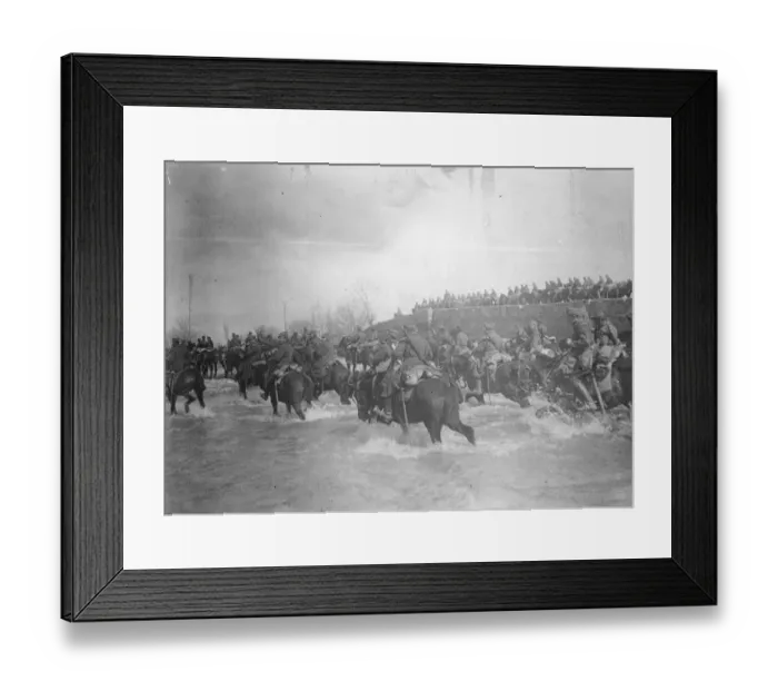 Framed Print : The Greco Turkish War Greek troops crossing the River Gallus of Turkey 26 May 1921 Framed Print : The Greco Turkish War Greek troops crossing the River Gallus of Turkey 26 May 1921