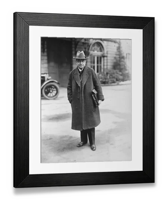 Framed Print : The German Presidential election. Returns so far received of the voting in