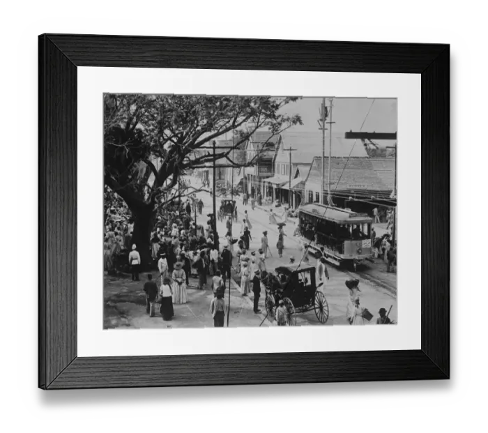Framed Print : Jamaica. Orange Street, Kingston. 14 January 1927 Framed Print : Jamaica. Orange Street, Kingston. 14 January 1927