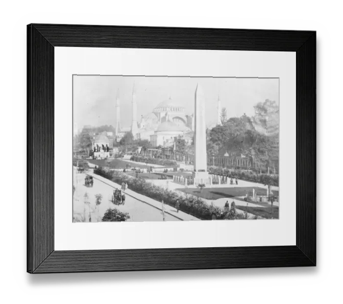 Framed Print : Constantinople on the coast of Turkey The Mosque of St Sophia, showing the Hippodrome 21 Framed Print : Constantinople on the coast of Turkey The Mosque of St Sophia, showing the Hippodrome 21