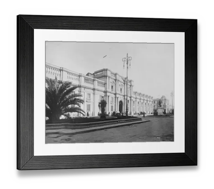 Framed Print : Revolution in Chile. A military coup has taken place in Chile. A contigent of Framed Print : Revolution in Chile. A military coup has taken place in Chile. A contigent of