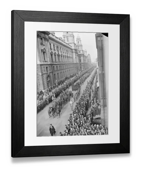 Framed Print : Funeral of Earl of Ypres Representatives of the French and Belgian Armies in Framed Print : Funeral of Earl of Ypres Representatives of the French and Belgian Armies in