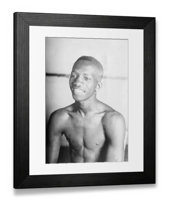 Framed Print : Al Brown. Coloured boxer. 1927 Framed Print : Al Brown. Coloured boxer. 1927