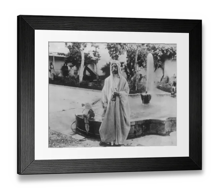 Framed Print : King Feisul of Iraq. 1926 Framed Print : King Feisul of Iraq. 1926