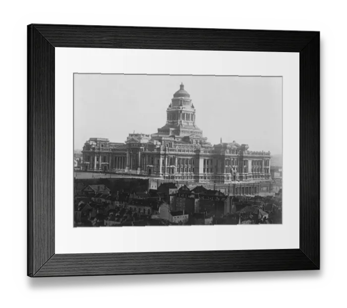 Framed Print : Brussels, Belgium. The Palace of Justice. 19 April 1923 Framed Print : Brussels, Belgium. The Palace of Justice. 19 April 1923