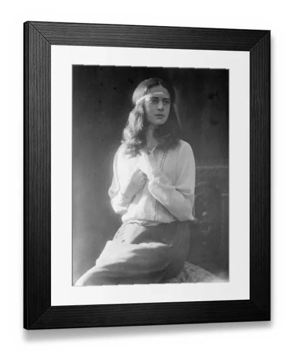 Framed Print : Princess Ileana alone in Royal castle at time of Bucharest explosion. At the time Framed Print : Princess Ileana alone in Royal castle at time of Bucharest explosion. At the time