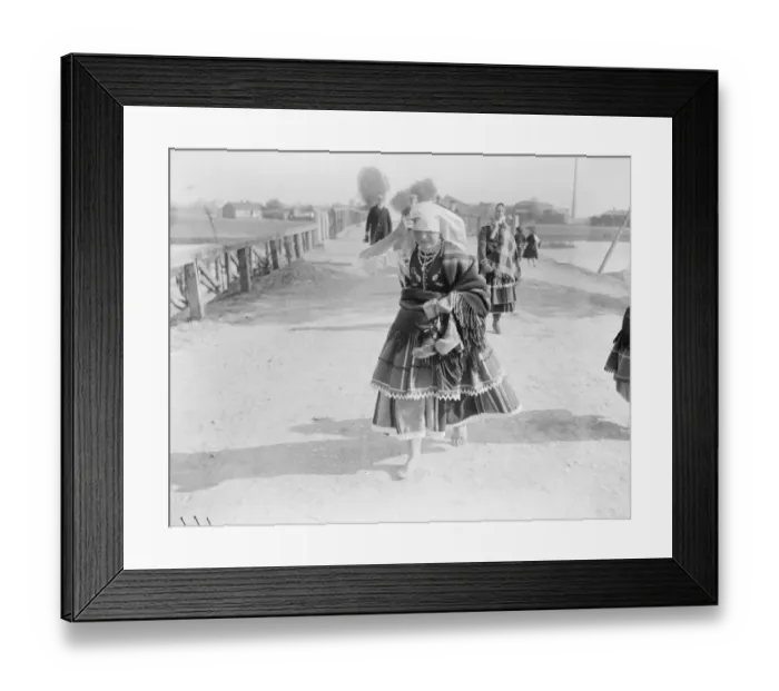 Framed Print : Warsaw, Poland. Peasant types. 25 October 1921