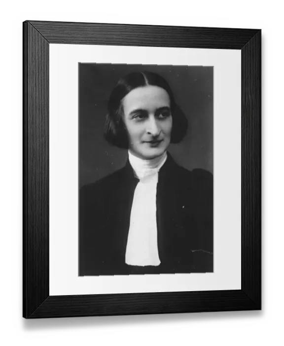 Framed Print : Woman advocate who secured acquittals for three alleged murderers in one week. Mlle Framed Print : Woman advocate who secured acquittals for three alleged murderers in one week. Mlle