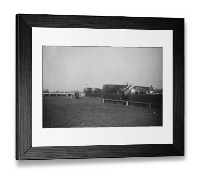 Framed Print : Taffetus ( National Horse ) with J Leader up. 1 January 1927
