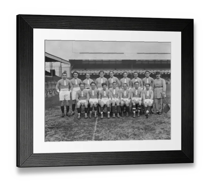Framed Print : French Army versus English Army at Rugby at Twickenham The French army team 28 Framed Print : French Army versus English Army at Rugby at Twickenham The French army team 28