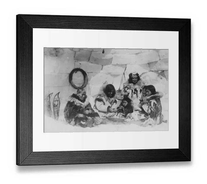 Framed Print : Remarkable exploits of a woman hunter. During a hunting expedition on the North Siberian Coast Framed Print : Remarkable exploits of a woman hunter. During a hunting expedition on the North Siberian Coast