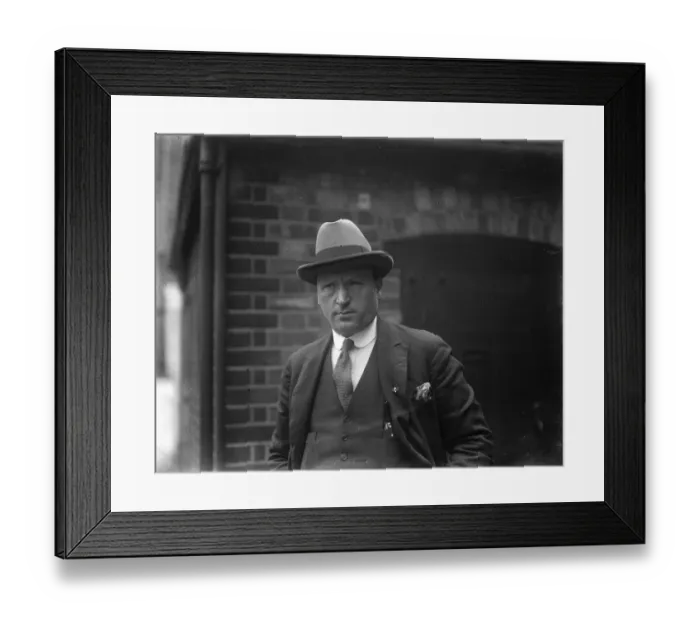 Framed Print : Dan Sullivan. Manager of the Ring. 1924 Framed Print : Dan Sullivan. Manager of the Ring. 1924