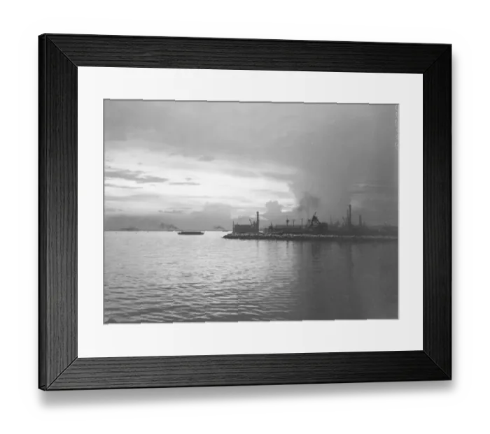 Framed Print : Manilla of the Philippines Sunset across the harbour May 1922 Framed Print : Manilla of the Philippines Sunset across the harbour May 1922