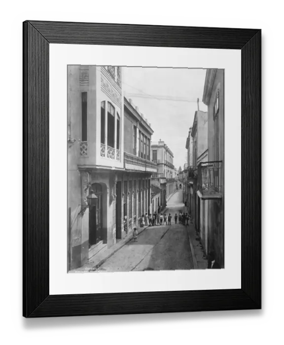 Framed Print : Havana swept by hurricane. A typical residential thoroughfare in Havana. 21 Framed Print : Havana swept by hurricane. A typical residential thoroughfare in Havana. 21