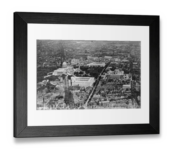 Framed Print : Washington isolated by terrific thunderstorm. 18 November 1927 Framed Print : Washington isolated by terrific thunderstorm. 18 November 1927