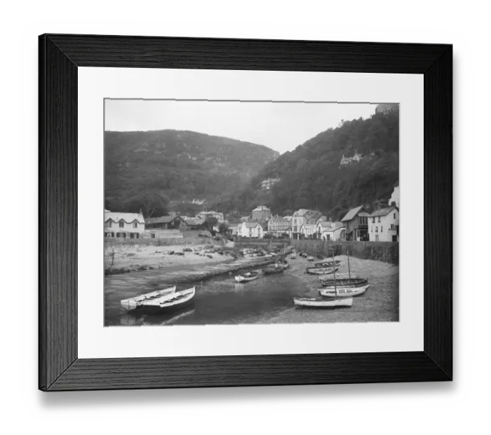 Framed Print : Lynmouth. 1 October 1926 Framed Print : Lynmouth. 1 October 1926