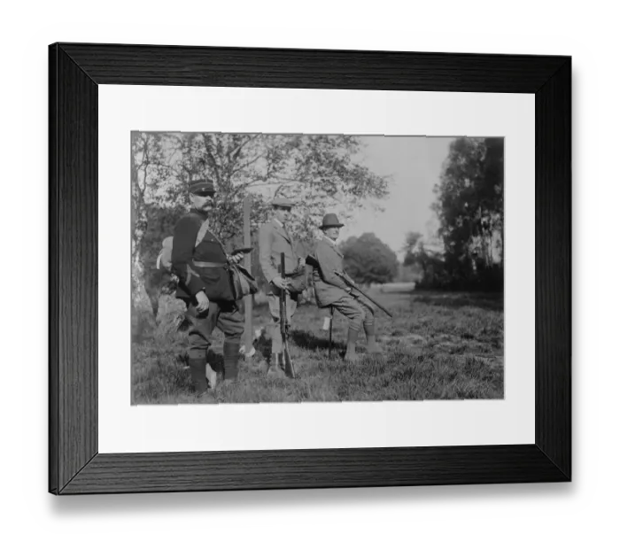 Framed Print : Lord Hardinge at Presidential Shooting Party Lord Hardinge the British Ambassador in Paris Framed Print : Lord Hardinge at Presidential Shooting Party Lord Hardinge the British Ambassador in Paris