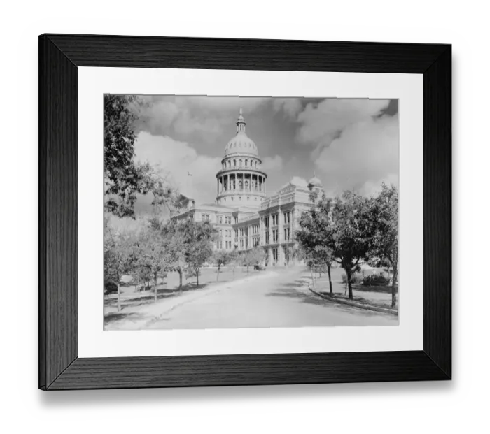 Framed Print : Vast building with remarkable history. The state Capital at Austin, Texas a new picture Framed Print : Vast building with remarkable history. The state Capital at Austin, Texas a new picture