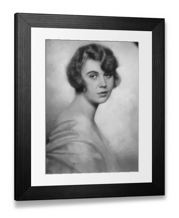 Framed Print : Prefers to work in spite of a fortune. Miss V Buhler, the Chicago heirness, has Framed Print : Prefers to work in spite of a fortune. Miss V Buhler, the Chicago heirness, has