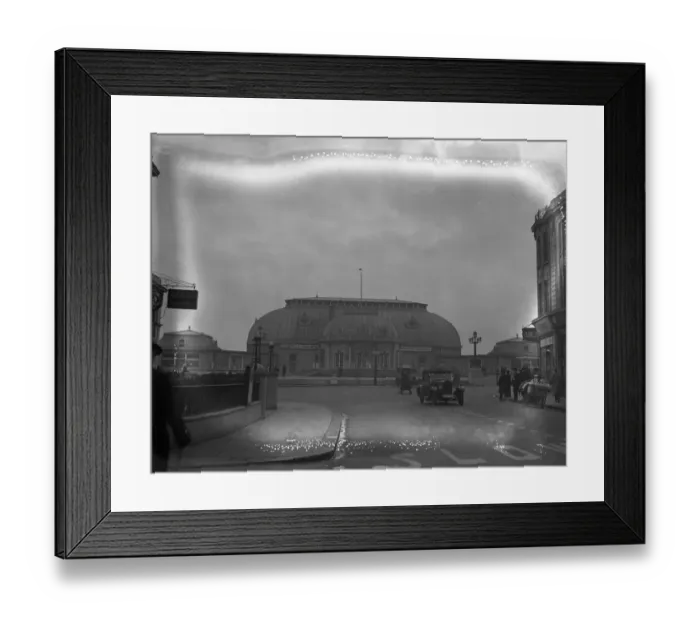 Framed Print : The new concert pavilion on the Worthing seafront on the West Sussex coast. 1926