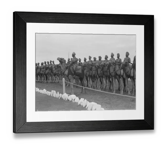 Framed Print : Prince of Wales guard of honour. The Prince of Wales is spending the week end at Bikaner
